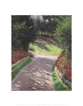 Caillebotte: The Path in the Garden Print