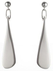 Darla Hesse: Small Forged Drop Earrings