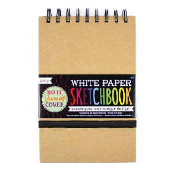 ooly: DIY Cover Sketchbook - Small White Paper