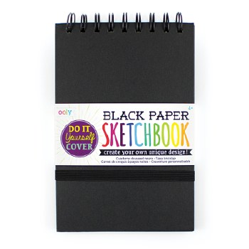 ooly: DIY Cover Sketchbook - Small Black Paper