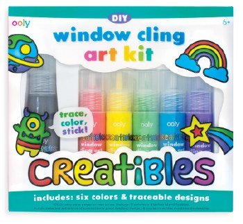ooly: Creatibles DIY Window Cling Art Kit