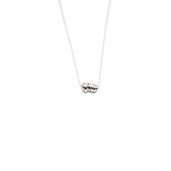 Joy Annett: Mini Coil Silver Pendant