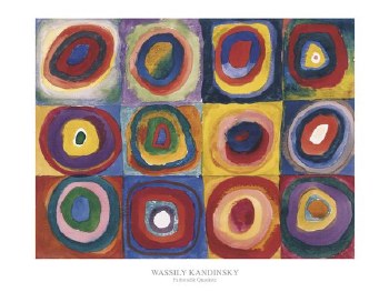Wassily Kandinsky: Farbstudie Quadrate - 11" x 14"