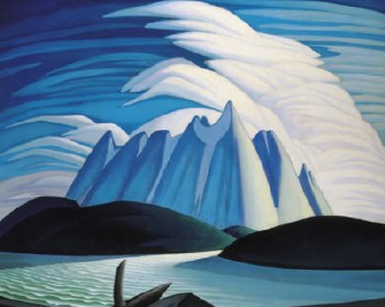 Lawren S. Harris: Lake and Mountains, 1928 - Art Block Format