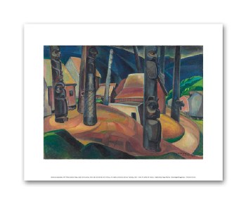 Emily Carr: Kispiax Village - 11" x 14"