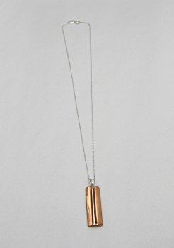 Lynda Carr: Rectangle Necklace - Copper