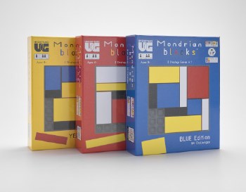 Mondrian Blocks Game - Yellow