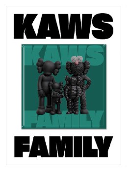 KAWS: Family Green - Magnet