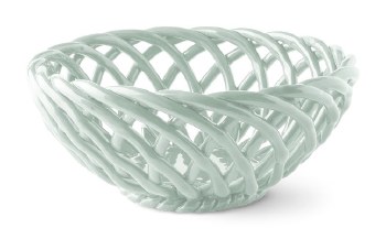 Octaveo: Ceramic Bowl in Mint Large