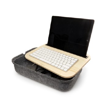 Ibed Felt Lap Desk With Storage