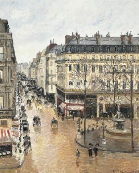 Pissarro: Rue Saint-Honoré in the Afternoon