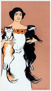 Penfield: Woman Holding Cats