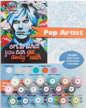 Pop Art Paint by Numbers Kit