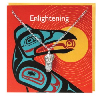 Necklace by Corey Bulpitt: Raven and Light "Enlightening"