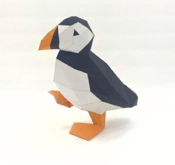 Polly Papercraft: Puffin Paper Kit