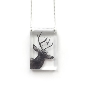 Jade Pellerin: Tall Deer Pendant