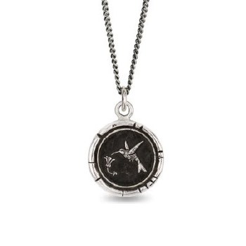 Pyrrha: Hummingbird Talisman Necklace