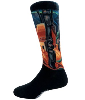 Emily Carr: Kispiax Village Socks