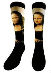 Leonardo da Vinci: Mona Lisa Socks