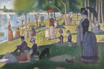 Georges Seurat: Sunday Afternoon on the Island of Grande Jatte - 11" x 14"