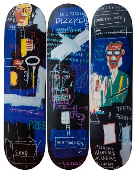 Jean-Michel Basquiat x The Skateroom: Horn Players, 1983 Triptych