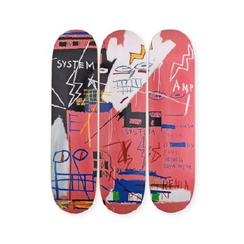 Basquiat x The Skateroom: Six Fifty, Triptych