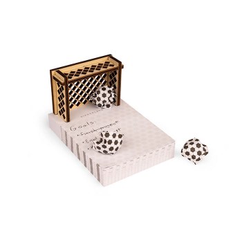 Desktop Soccer Goals Notepad