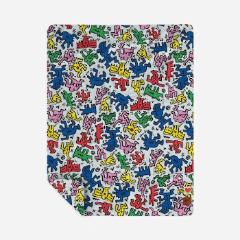 Keith Haring: Burrows Fleece Blanket