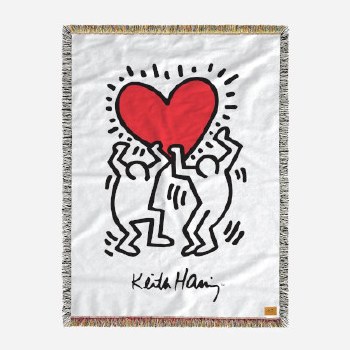 Keith Haring: Rise Up Tapestry Blanket