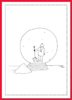 New Yorker: Snowglobe - Holiday Cards