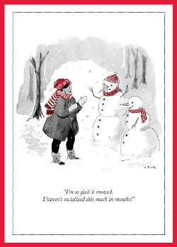 New Yorker: Glad It Snowed - Holiday Cards