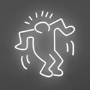 Keith Haring: Neon Dancing Man