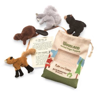 Finger Puppets - Mini Woodland Animals Set - shop AGO Finger Puppets - Mini Woodland Animals Set - shop AGO