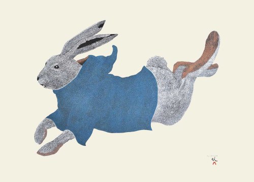 Pitsiulak: Running Rabbit Print - shop AGO