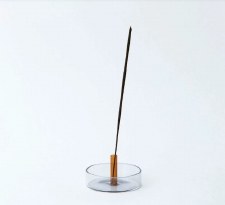 Block Design: Incense Holder in Smoke/Amber