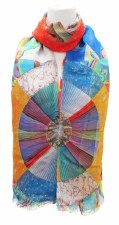 Additional picture of Alex Janvier Morning Star Modal Scarf