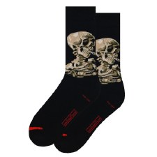 Van Gogh: Skeleton Head Socks - Large