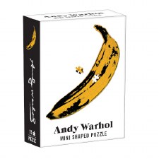 Andy Warhol Banana 75 Piece Mini Shaped Jigsaw Puzzle