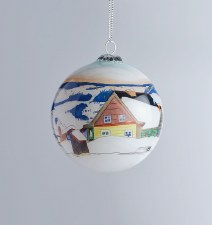 Gagnon: Baie St. Paul Glass Ornament