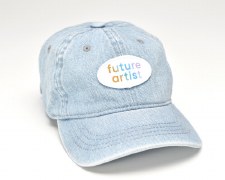 AGO Baseball Cap Youth "Future Artist", Light Denim