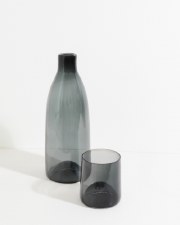 A + J Metissage: Carafe and Glass Set - Grey