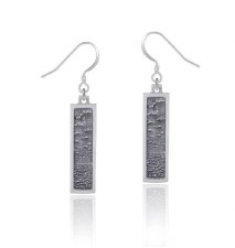 Additional picture of Amos Pewter: Seascape Hook Earrings