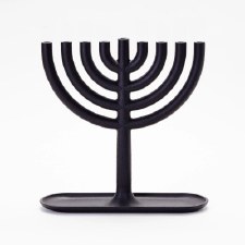 Menorah - Black Iron