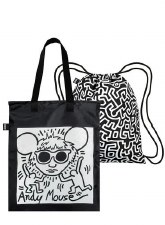 Keith Haring: Loqi Andy Mouse & Untitled Duo Backpack/Reversible Bag