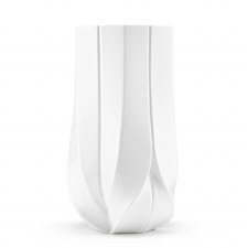 Zaha Hadid Braid Vase - Wide White