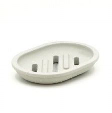 Ebb & Flow: Concrete Soap Dish in Stone