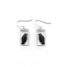 Jade Pellerin: Small Crow Earring