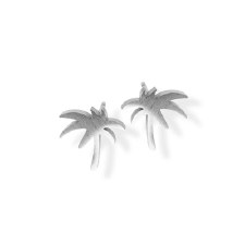 jj + rr - Palm Tree Earrings - Silver