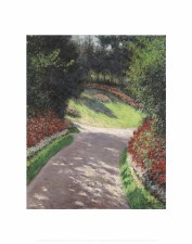Caillebotte: The Path in the Garden Print