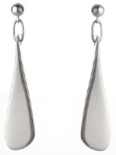 Darla Hesse: Small Forged Drop Earrings